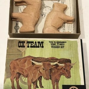 Ox Team "Old West Wooden Kit" 4.7x1x3" Pre-Carved Ponderosa Pine Ready to Detail